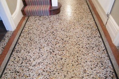 Terrazzo floor restoration in Cheshire