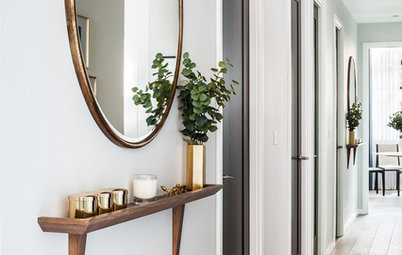 18 Console Tables and Shelves Perfect for Small Hallways