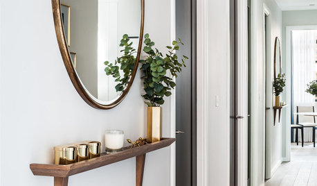 18 Console Tables and Shelves Perfect for Small Hallways