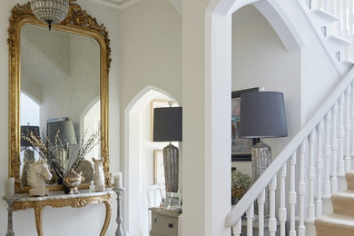 Inspiration for a french country hallway remodel in Berkshire