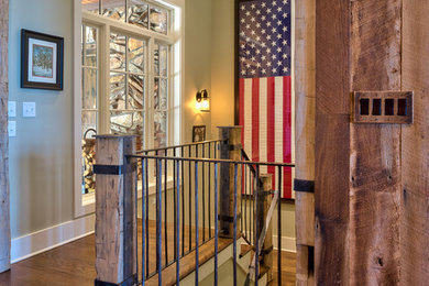 Inspiration for a craftsman hallway remodel in Dallas