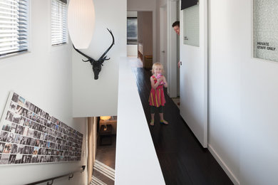 Inspiration for a contemporary hallway remodel in Seattle