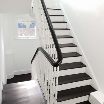 Three Floors Hallway Area Painted, water damage repair and exterior work