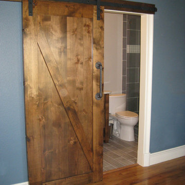 Tub to Shower Conversions with Barn Doors