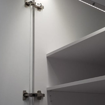 Unde rstairs storage with pull outs