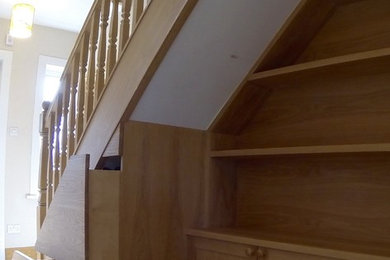 Design ideas for a modern staircase in Devon.