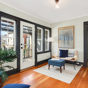 Updated Craftsman Home With Black Trimming