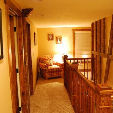 Upstairs Hallway / Reading Nook - After Photo Interior Farm House