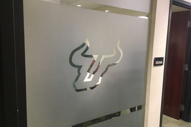 Hallway - modern hallway idea in Tampa