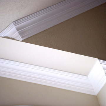 vaulted crown moulding, crown installation