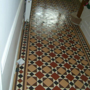 Victorian floor in a hallway