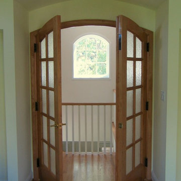 View from master bedroom to hall and front window