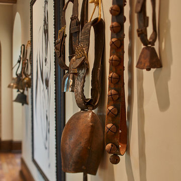 Vintage Cow Bells Bring Historic Value to Texas Home