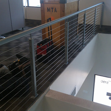 Welded Post & Rail with Stainless Cable Infill in Portland, OR