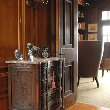 Wood Panelled Library