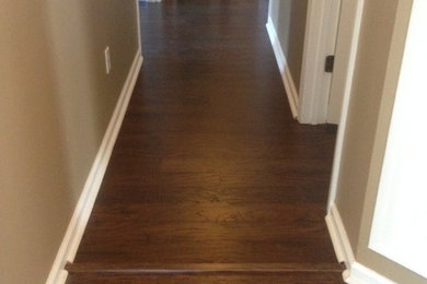 Example of a transitional hallway design in Wilmington