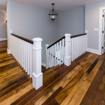 Wraparound porch and reclaimed barn wood