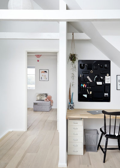 Scandinavian Home Office by Mia Mortensen Photography