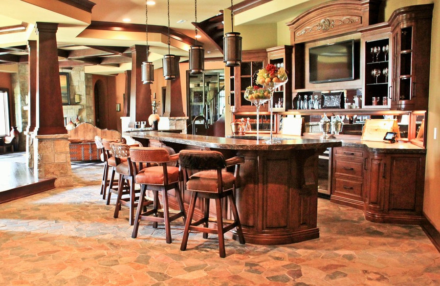 2012 Indianapolis Dream Home basement bar