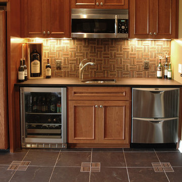 A Wine Connoisseur’s Idea of a Basement Entertainment Room