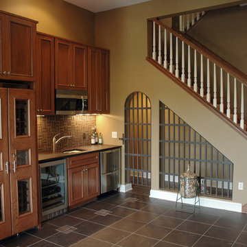 A Wine Connoisseur’s Idea of a Basement Entertainment Room