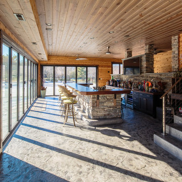 Addition featuring full bar and NanoWall