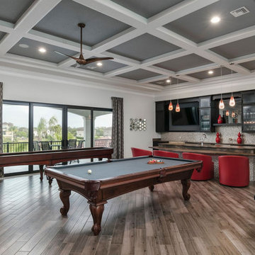 Adult Game Room with Bar