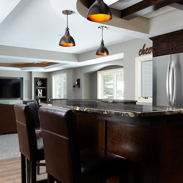 Bar and Family Room