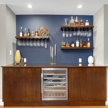 Bar Cabinetry with Wine Cooler