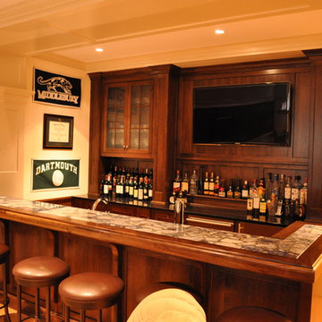 Bar With Tv Mounted