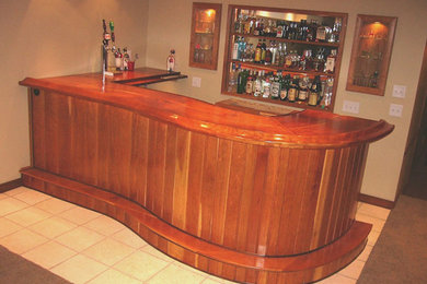 Large home bar photo in Other
