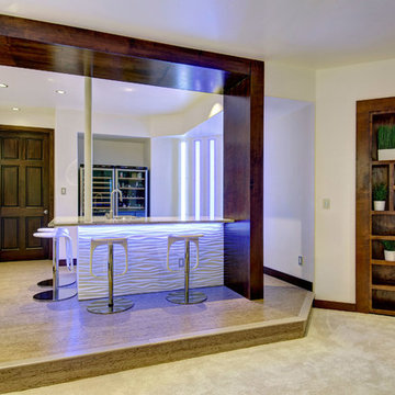Basement Bar & Shelves
