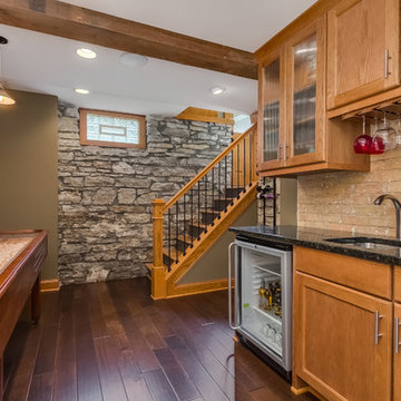 Basement Bar & Stairs