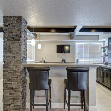 Basement Bar & Stools