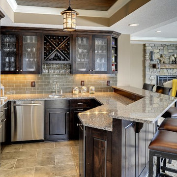 Basement Bar - Kintyre Model - 2014 Spring Parade of Homes