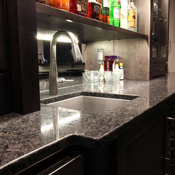 Basement Bar - Silver Pearl Granite