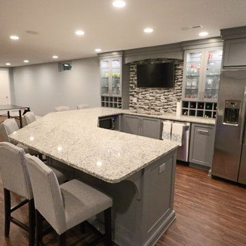 Basement for entertaining