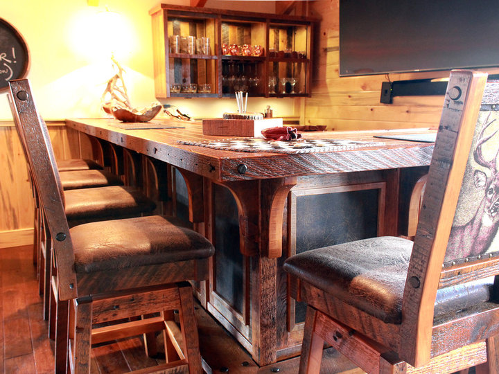 Rustic Home Bar