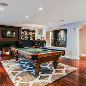 Billiard Room With Full Bar