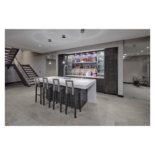 Bloomfield Hills, MI (II) - Contemporary - Home Bar - Detroit - by ...