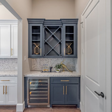 Blue cabinetry | Braeswood | Grennoch Ln | $1M+