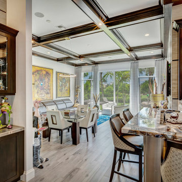 Boca Raton Intracoastal Residential Design: Club Room and Bar