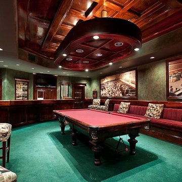 Bold Billiards Room