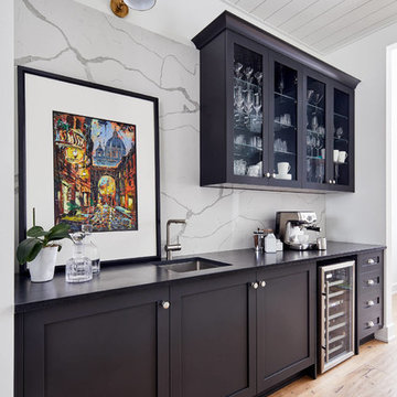Bold Contrast Kitchen | Astro Design | Ottawa, Canada