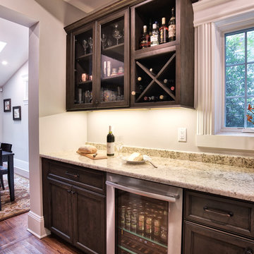 Butler's Pantry with Wine Refrigerator
