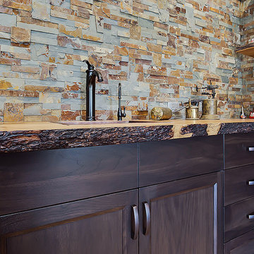 Classic Kitchen Reno with Live edge Counters