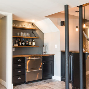 Contemporary Craftsman Basement Remodel