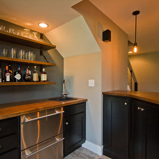 Contemporary Craftsman Basement Remodel