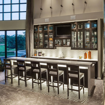 Contemporary Wet Bar - Hartland