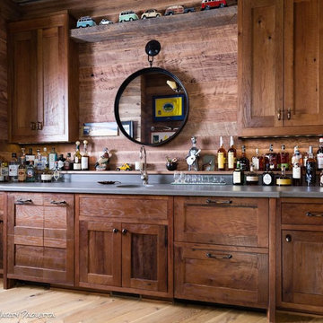 Craftsman Kitchen, Pantry, and Bar by Austin Bryant Moore